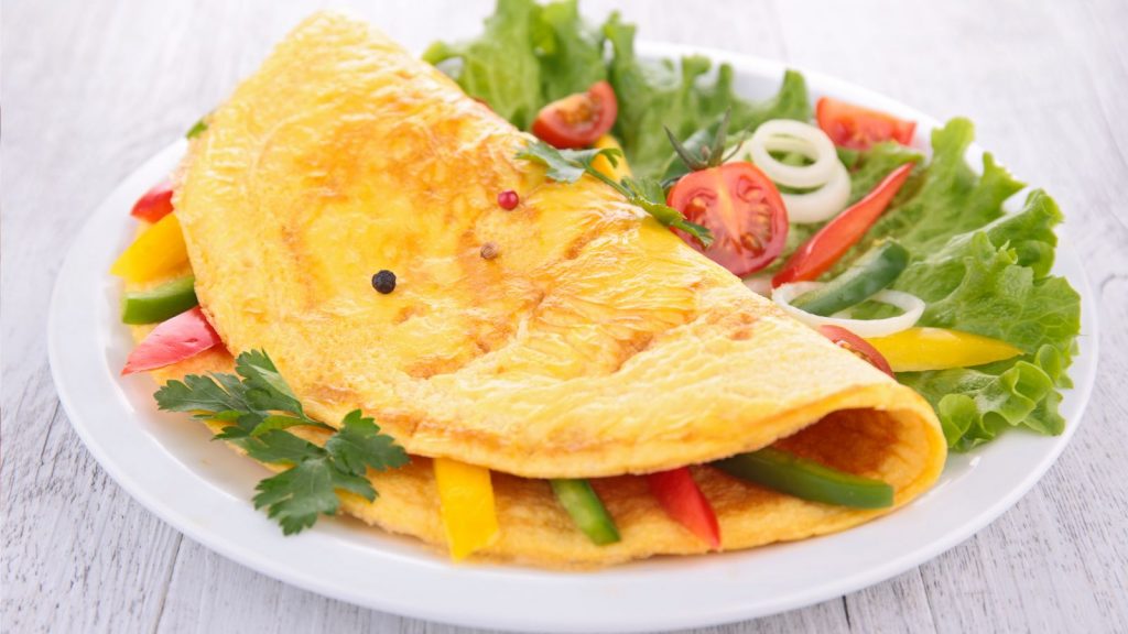 food that starts with letter o omelet
