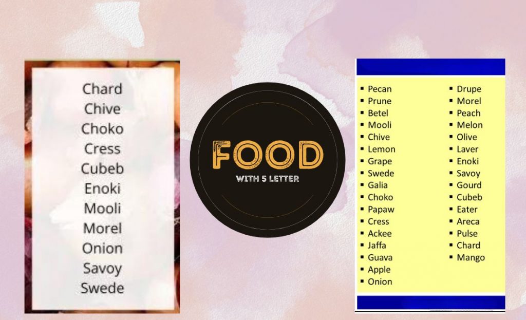 the-best-list-of-the-5-letter-food-words-recipe-n-tips