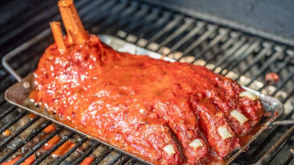 smoking the Halloween foot for the best  Smoked Feetloaf Recipe taste