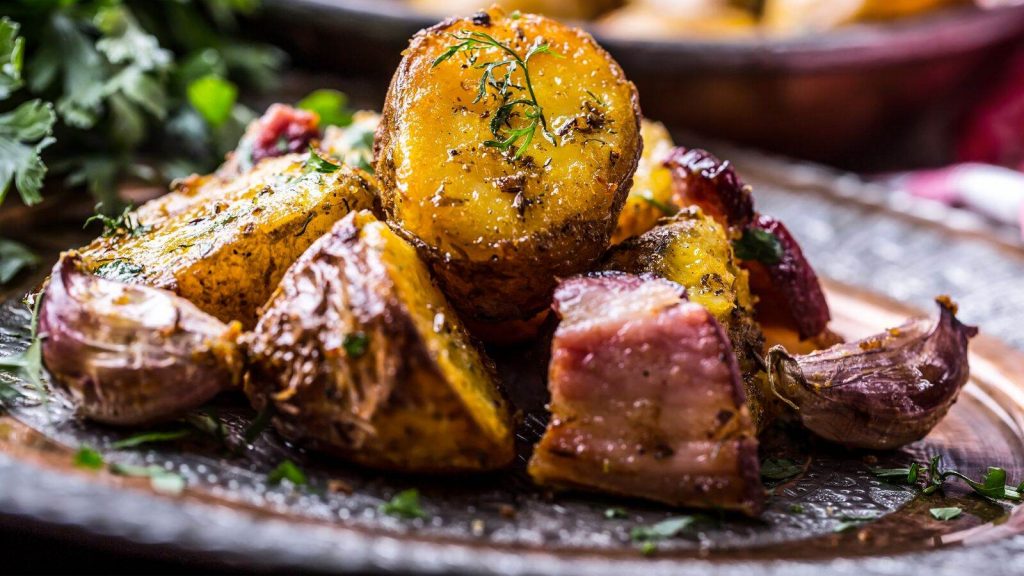 serve smoked potatoes