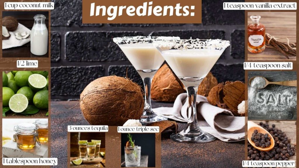 Coconut Margarita Recipe Card