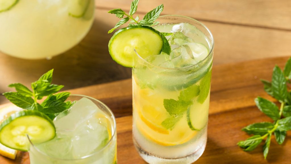 Cucumber Mint Lemonade for summer