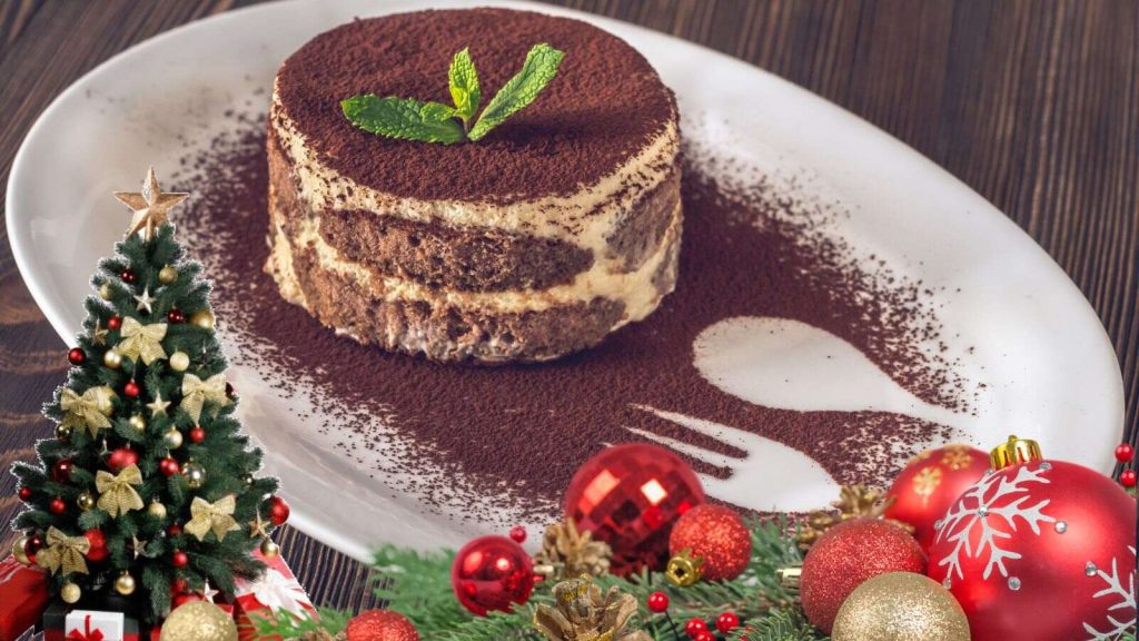 Gingerbread tiramisu on Christmas