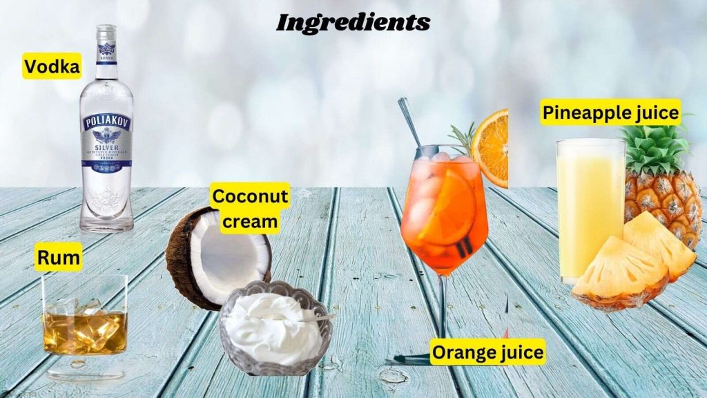 painkiller cocktails ingredients