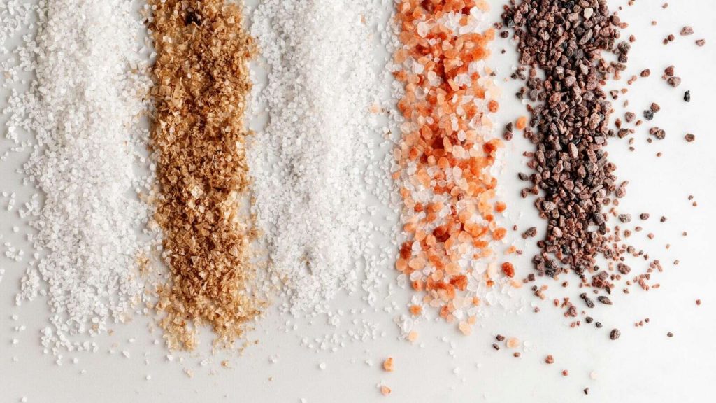 different types of salts