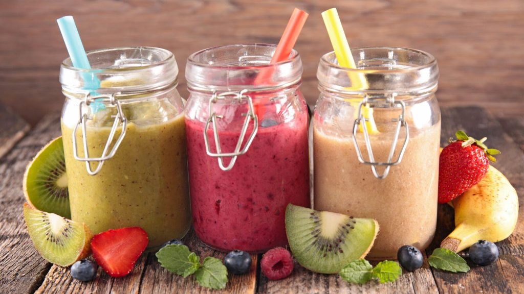 delicious and tasty smoothies