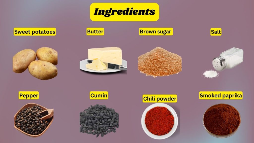 Smoked Sweet Potatoes ingredients
