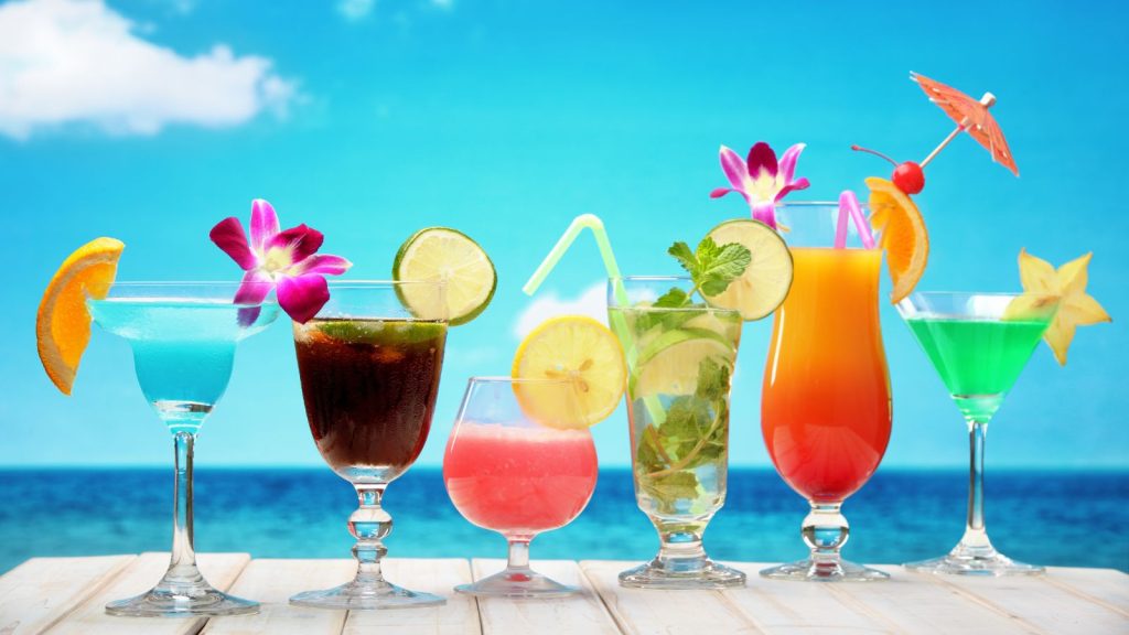 different types of Hawaiian Sun Drinks