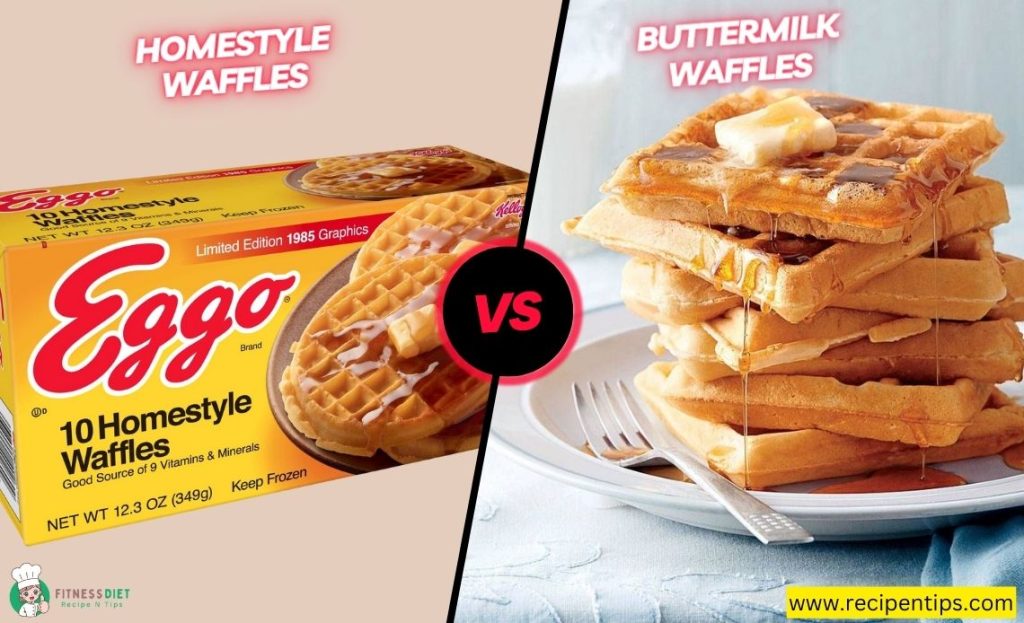 Homestyle vs buttermilk waffles