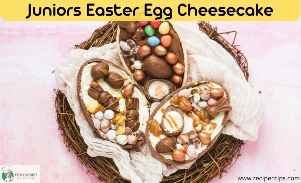 Juniors Easter egg cheesecake