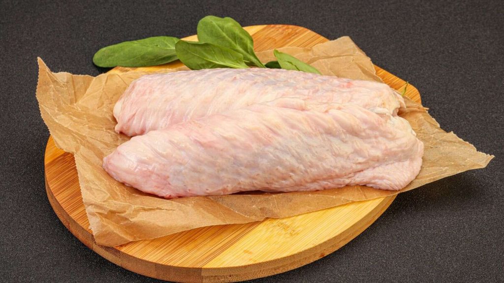 Raw Turkey wings for cooking