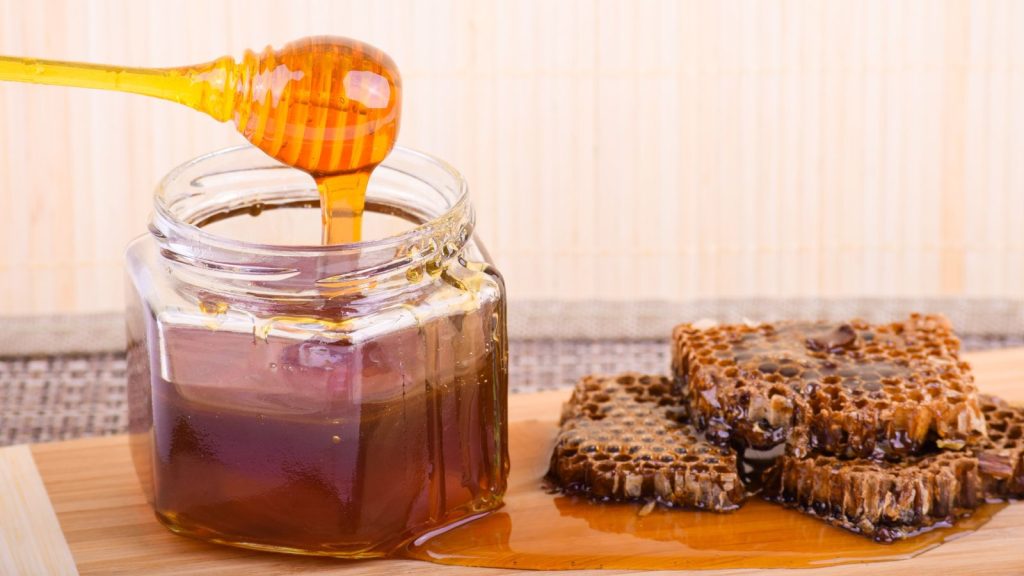 Jar full of honey