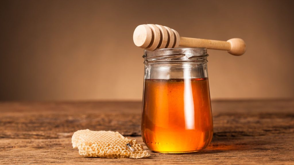 A jar of honey